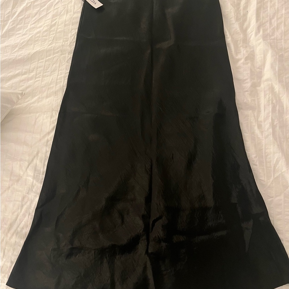 Babaton Black A-Line Skirt